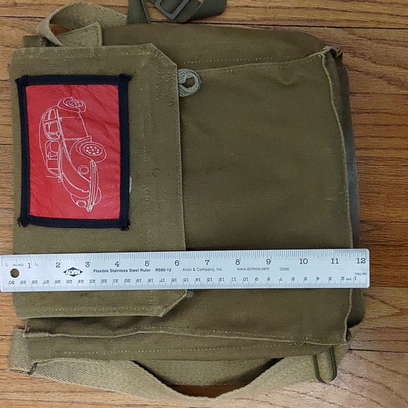 Vintage UK military canvas with custom sewn patch - Picture 11 of 13